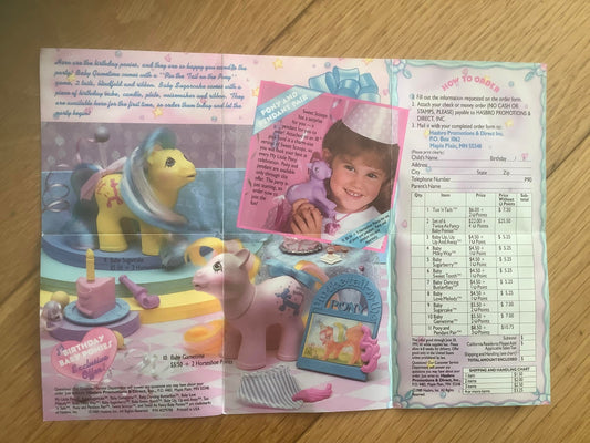 "It's a Birthday Party!" Mail Order Leaflet