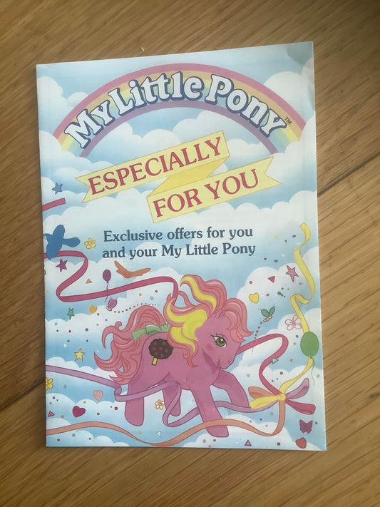 My Little Pony G1 Vintage Especially for You Leaflet
