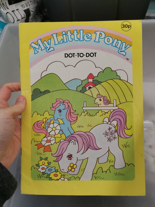 My Little Pony G1 Vintage Dot to Dot UK Book