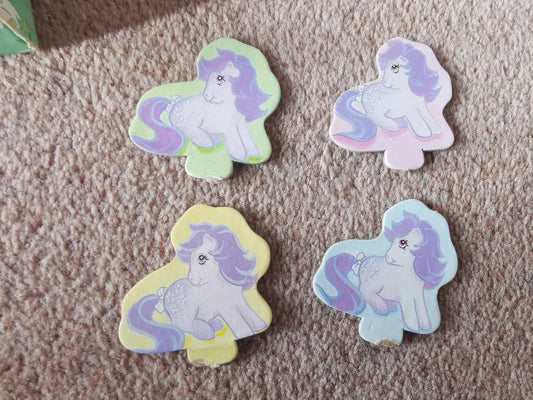 My Little Pony Vintage G1 3d Stand Up Pony Round Up Game