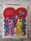 Pretty Vision Brush and Grow Valentines Postcard