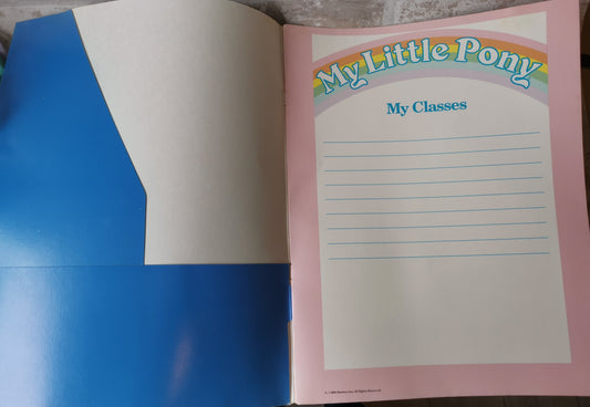My Little Pony Vintage G1 Baby Blossom Folder (Hi-C Promo)