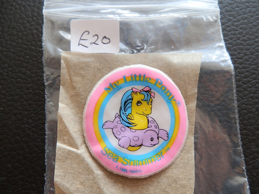 My Little Pony Vintage G1 Baby Sea Pony Puffy Sticker (Selection)