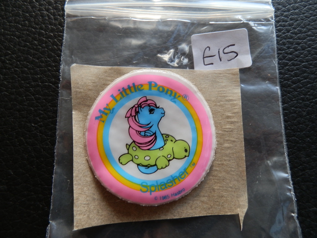 My Little Pony Vintage G1 Baby Sea Pony Puffy Sticker (Selection)