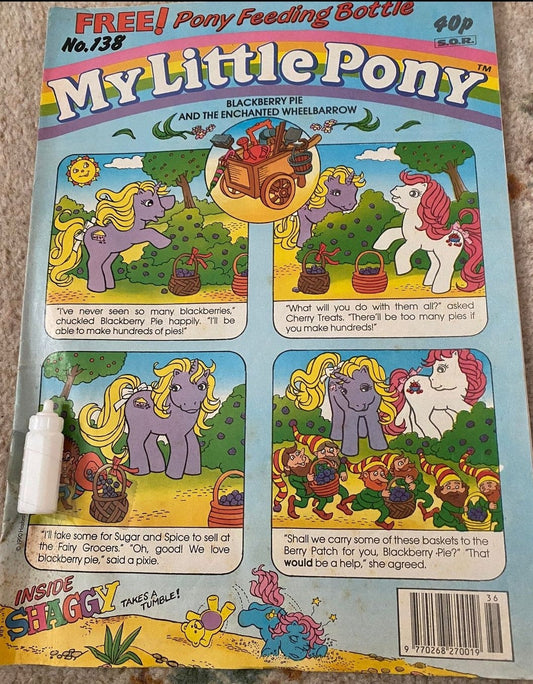 My Little Pony G1 Vintage Comics with Free Gift - Issue 138