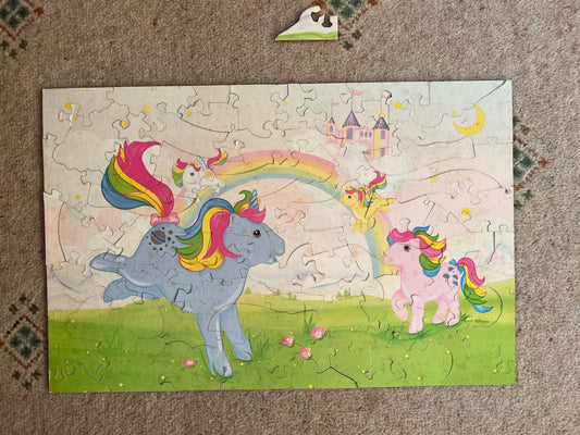 My Little Pony Vintage G1 3d Stand Up Moonstone Jigsaw Puzzle