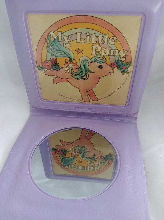 My Little Pony G1 Vintage Cotton Candy Lilac Compact Mirror