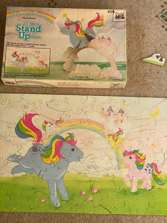 My Little Pony Vintage G1 3d Stand Up Moonstone Jigsaw Puzzle