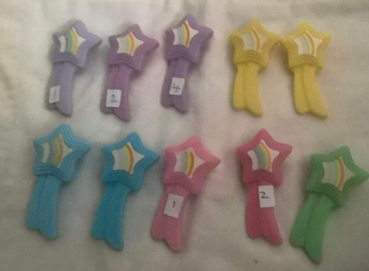 G1 My Little Pony Rainbow Shooting Star Brushes (Selection)