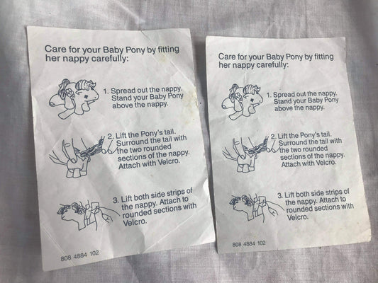 Pamphlet - Care for your Baby Pony
